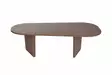 Walnut-sävyinen sohvapöytä - 100% melamiinipinnoitettu lastulevy, 130x65x40 cm, kestävä ja tyylikäs huonekalu - Sohvapöydät - 8684283887712 - 7