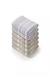 Ylellinen 6-osainen Käsipyyhesetti - 100% Puuvillaa, 450 gr/m², 30x50 cm, Monivärinen, Kylpyhuoneen Sisustukseen - Pyyhkeet ja kylpytakit - 8684283056842 - 1