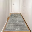 Ylellinen eteisen matto käytävämatto 100x400 cm - Harmaa Beige Kermanvärinen, 60% Polypropeeni, 40% Polyesteri, 7 mm Nukka - Suuret ja keskikokoiset matot - 8683342810982 - 2