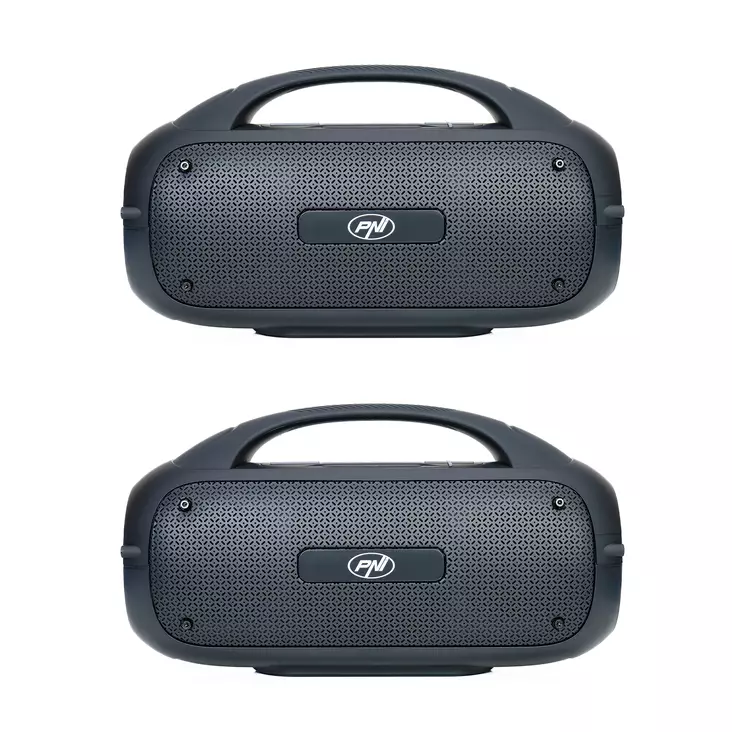 2 PNI FunBox BT600 kannettavaa kaiutinta, pariliitos Bluetoothin kautta stereoäänitoiminnolla, 65W, IPX4 - Bluetooth kaiuttimet - 5949066530142 - 1