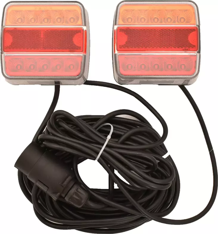 Arctic Trailer 12 V 2,5/7 m 5-napainen LED takavalosarja magneettikiinnityksellä - Perävaunuvalot ja sähkötarvikkeet - 6438014210032 - 1