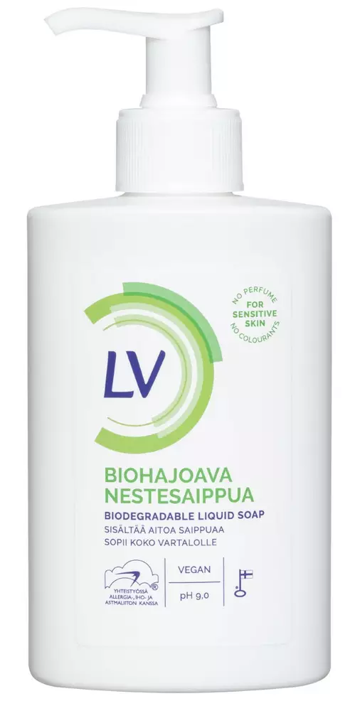 Biohajoava nestesaippua LV 300 ml - Saippuat ja käsidesit - 6411000594002 - 1