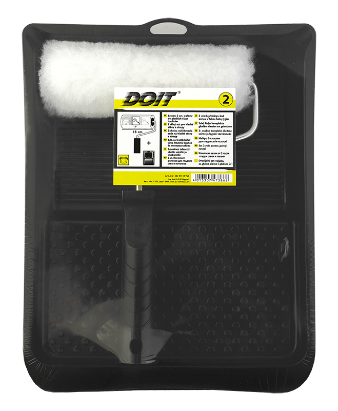 Do it telasetti valkoinen 18mm/180mm - Maalaustelat ja -kaukalot - 4013307473862 - 1
