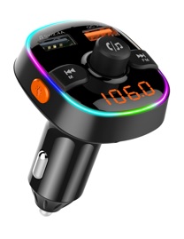 FM-l=C3=A4hetin, bluetooth V5.0, RGB Emax - Autosoittimet - 6418536021682 - 1