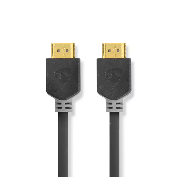 High Speed HDMI Kaapeli Ethernet | HDMI liitin | HDMI liitin | 4K@60Hz | ARC | 18 Gbps | 2.00 m | Pyöreä | PVC | Antrasiitti | Laatikko - HDMI-kaapelit - 5412810264452 - 1