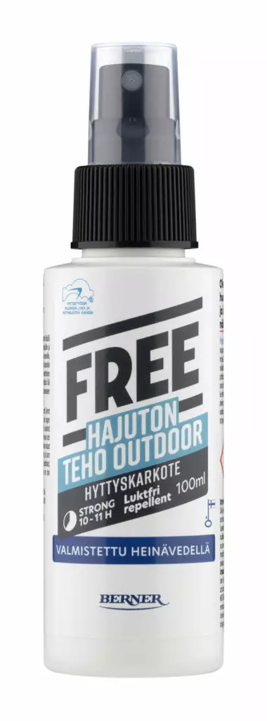 Hyttyskarkoite hajuton Free Outdoor - Hyttysansat ja -karkottimet - 6414505162882 - 1