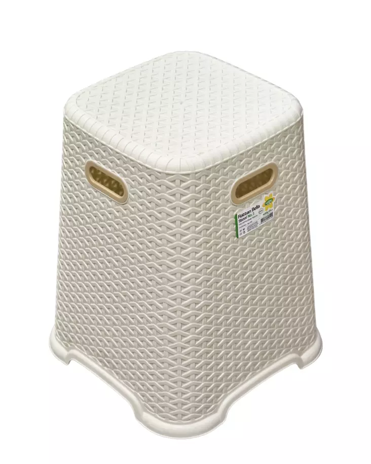 Jakkara Rattan 46 cm luonnonvalkea - Kylpyhuonekalusteet - 8694064010192 - 1