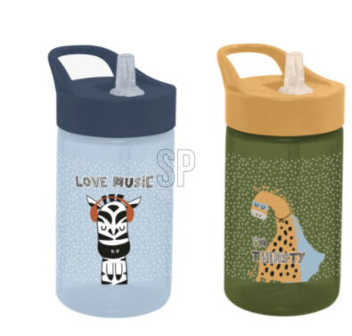 Juomapullo Pillillä 430 ml Kids - Juomapullot - 8720573393492 - 1