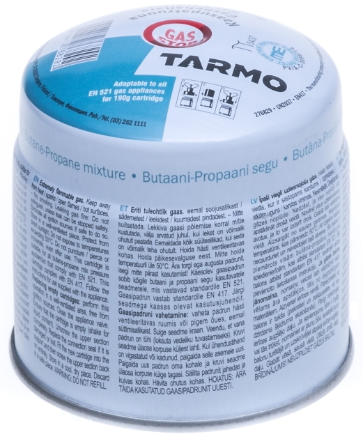 Kaasupatruuna 190g - Sytyttimet, sytykkeet, kaasut - 6410412768292 - 1