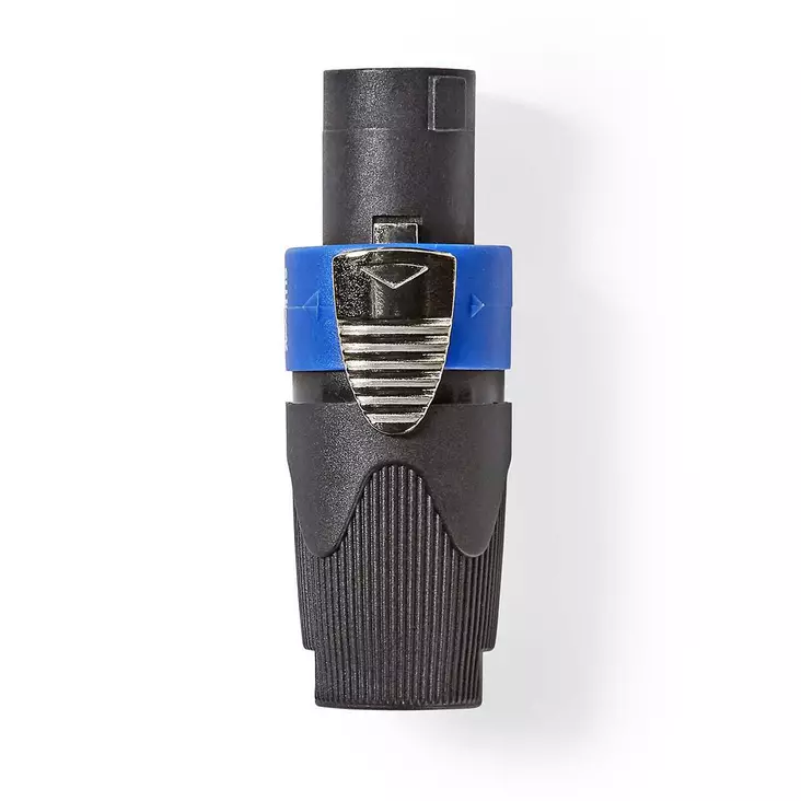 Kaiutinliitin | Suora | Uros | Niklattu | Ruuvi | Kaapelin läpitulomitta: 8.0 mm | ABS-Muovi | Musta | 1 kpl | Muovipussi - Audioliittimet ja plugit - 5412810296422 - 1