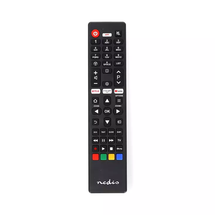 Kaukosäädin | Sopii laitteeseen: TCL/Thomson | Esiohjelmoitu | 1 Laite | Amazon Prime / Netflix -näppäin / Youtube -näppäin | Infrapuna | Musta - Kaukosäätimet - 5412810449422 - 30