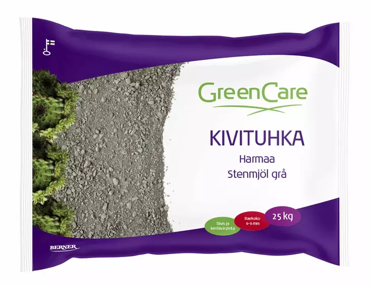 Kivituhka harmaa 25kg - Muut puutarhatarvikkeet - 6414505187892 - 1