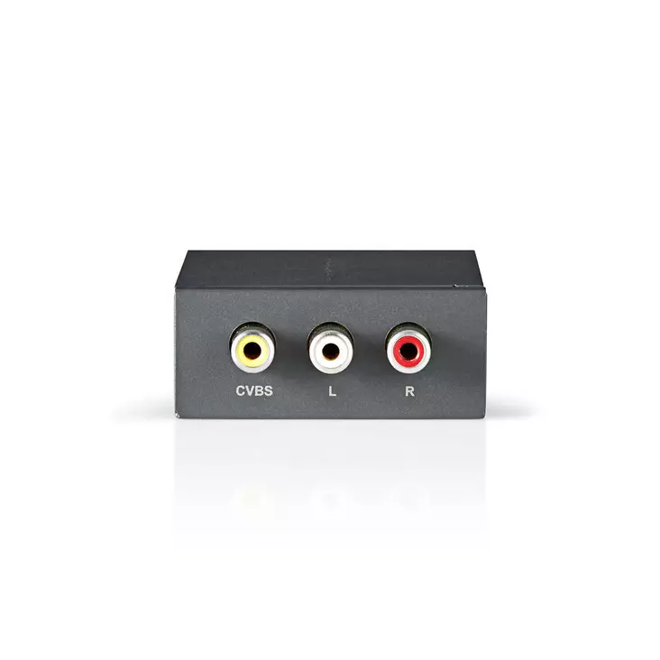 Komposiittivideo-HDMI™-Muunnin | 1-suuntainen - 3x RCA (pun., valk., kelt.) | HDMI™-lähtö - Videomuuntimet - 5412810265862 - 1