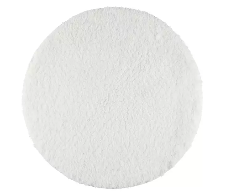Kylpyhuoneenmatto Solid 70 cm valkoinen - Kylpyhuonematot ja kosteantilan matot - 6410416053882 - 1
