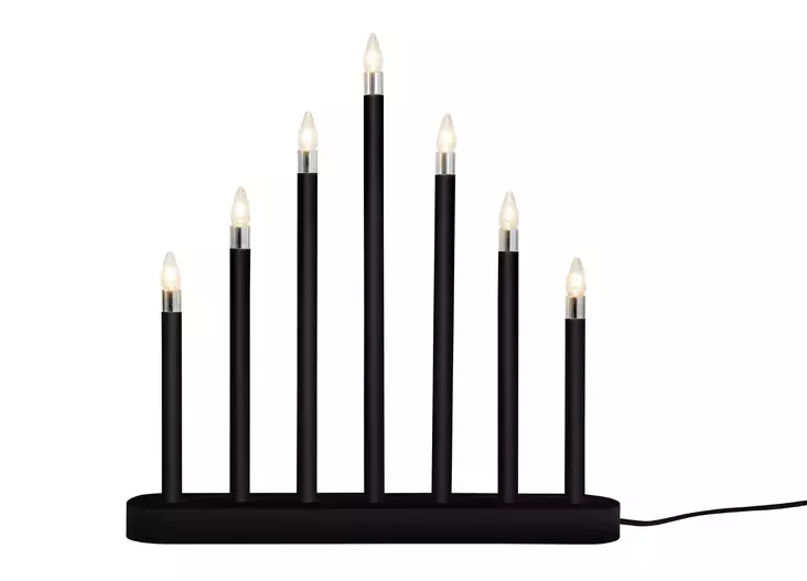 Kynttelikk=C3=B6 Mila led 7-OS. musta - Kyntteliköt - 6435200288752 - 1