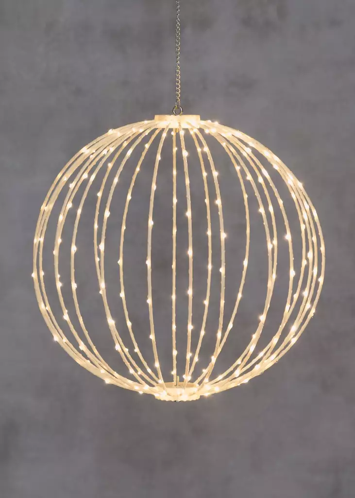 LED-valopallo l=C3=A4mm,val.50cm 264 led - Valokoristeet ja valohahmot - 6410416310312 - 1