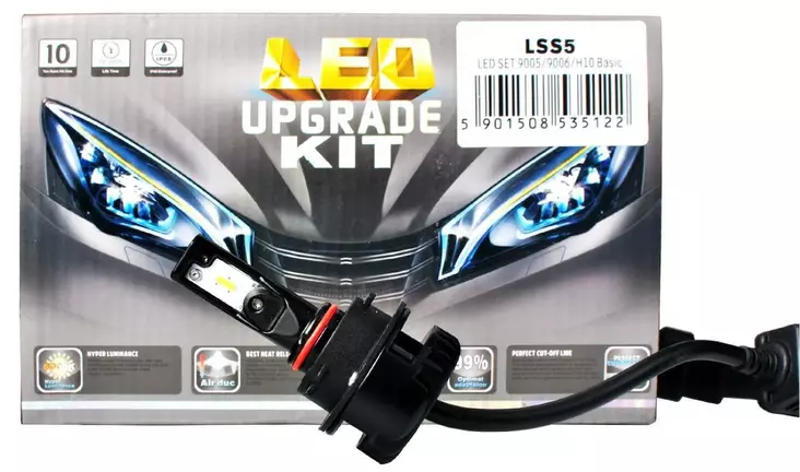 LED muutossarja HB3-HB4 2 x 24 W - Ajovalot ja polttimot - 5901508535122 - 1