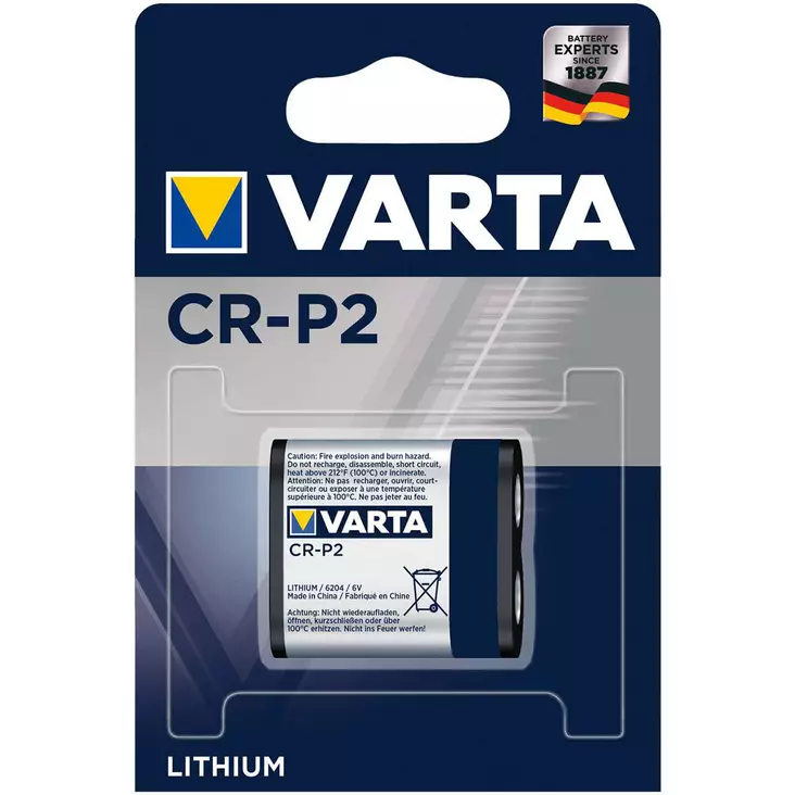 Litium Paristo CR-P2 6 V 1-Blisteri - Nedis tuotteet - 4008496537242 - 1