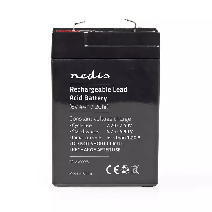 Lyijyakku | Lyijyhappo | Ladattava | 6 V | 4500 mAh - Auton akut ja pienakut - 5412810284122 - 1