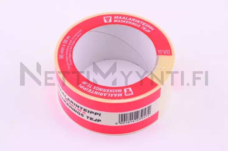 Maalarinteippi 50 mm x 50 m - Rakennusteipit - 646-7046-72 - 1