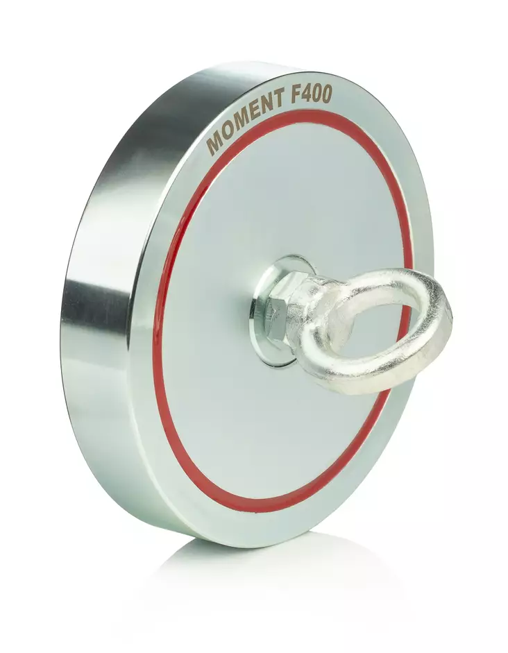 Moment F400 400 kg 107 mm supermagneetti - Metallinpaljastimet ja supermagneetit - 6438014227382 - 1