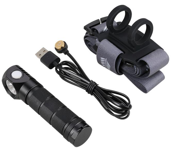 Otsalamppu vatti LedPower USB 1300 lumen p=C3=A4=C3=A4kuva=20 - Otsalamput - 6438168107752 - 1