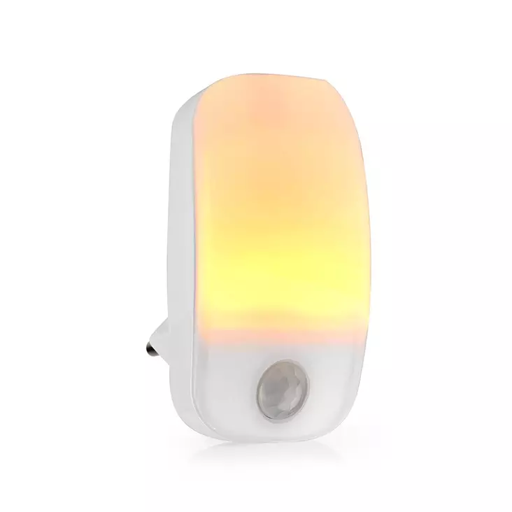 Plug-In LED Yövalo | Liiketunnistin | Hämärätunnistin | 0.55 W | 11 lm | Lämmin Valkoinen - Yövalot - 5412810418442 - 1