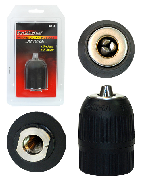 Poraistukka 13mm 1/2" x 20 - Poranterät ja reikäsahat - 6420286879512 - 1