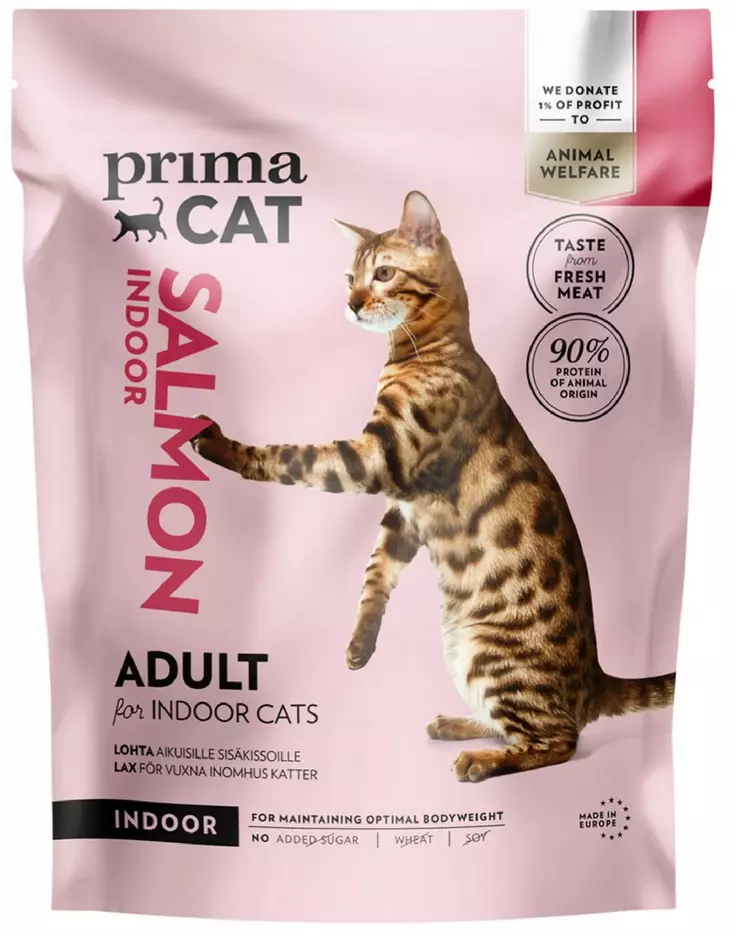 PrimaCat Lohi aikuisille sis=C3=A4kissoille - Kissan ruoka - 6430069580542 - 1