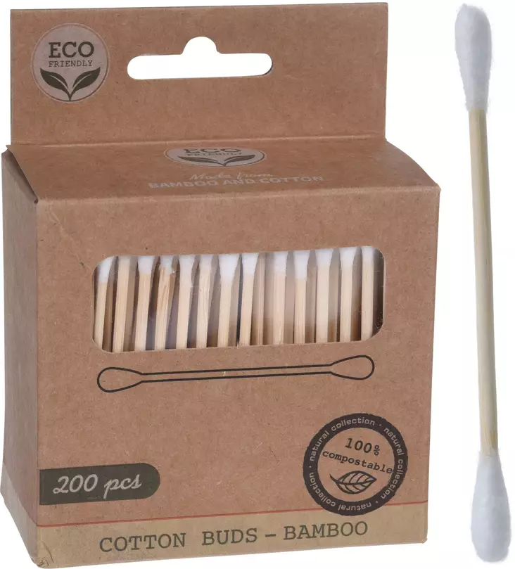 Pumpulipuikko 200kpl - Terveystuotteet - 8719987389542 - 1