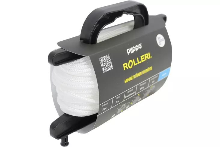 Rolleri Piippo Multifilamentti 5mm x 25m - Köydet ja narut - 6408586580192 - 1