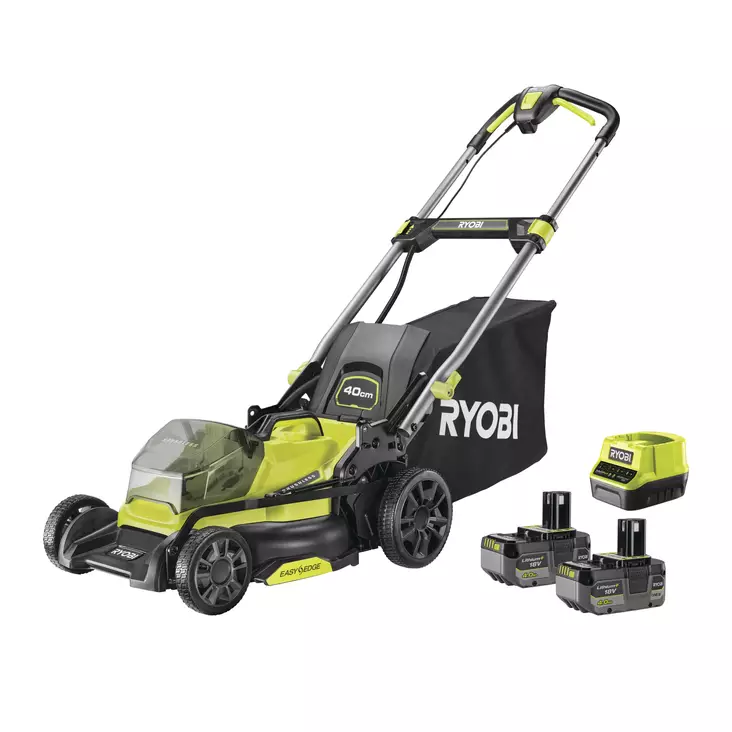 Ruohonleikkuri, hiiliharjaton 40 cm ONE+ Ryobi RY18LMX40C-150 - Työnnettävät ruohonleikkurit - 4892210233462 - 1