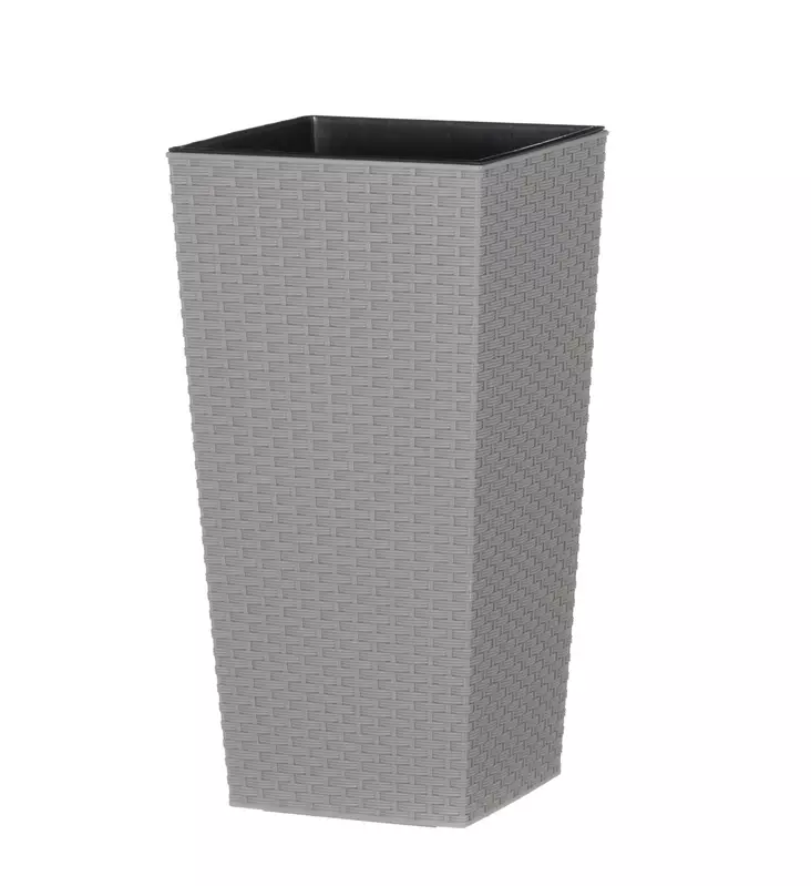 Ruukku Rattan Eco 30x30x57 cm vaal.harm - Ruukut - 6410416124582 - 1