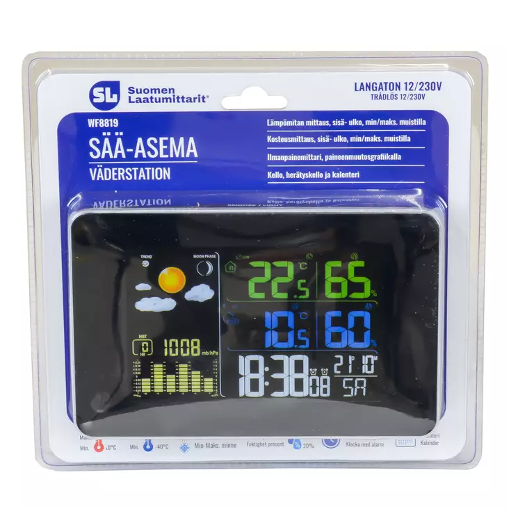 S=C3=A4=C3=A4asema=20 - Lämpömittarit ja sääasemat - 6438168102092 - 1