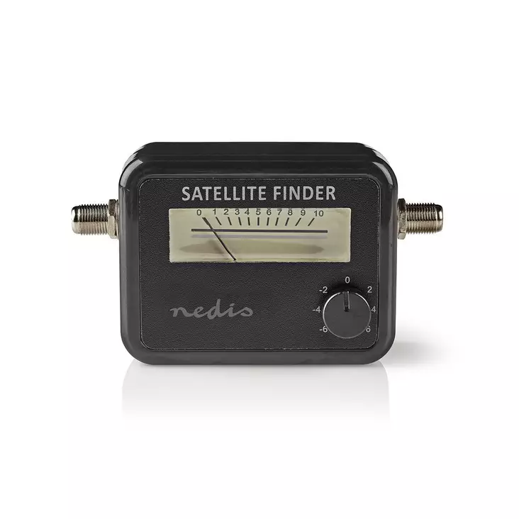 Satelliitti signaalinvoimakkuusmittari | 950-2400 MHz | Tulon herkkyys: 83 dB | Lähtötaso: 102 dBuV | Musta - Nedis tuotteet - 5412810305902 - 1