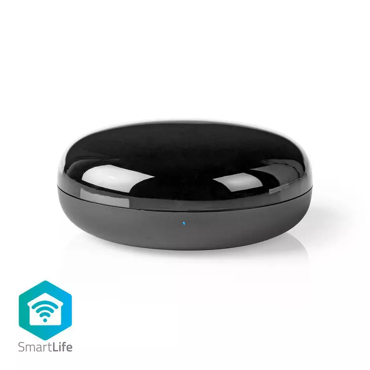 SmartLife IR Kaukosäädin | Wi-Fi | Yleismallinen | Signaalin kantama: 5 m | 38 KHz | USB Virta | Android / IOS | Musta - Kaukosäätimet - 5412810305872 - 1