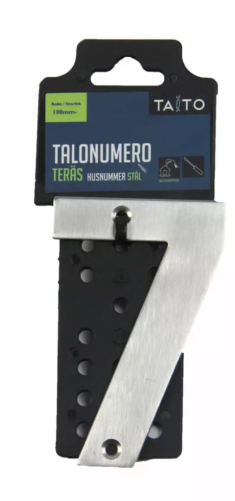 Talonumero 100mm ter=C3=A4s 7 - Postilaatikot ja talonumerot - 6416096738712 - 1