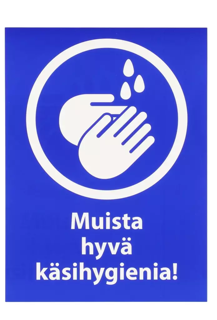Tarra Muista Hyv=C3=A4 K=C3=A4sihygienia 2 kpl - Opaste- ja varoituskyltit - 6410416031262 - 1