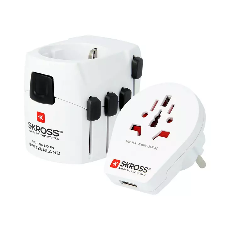 Tehokas 3-napainen maailmanmatkasovitin matkustajille kaikkialta maailmasta USB-portilla - Matka-adapterit - 7640166323532 - 10
