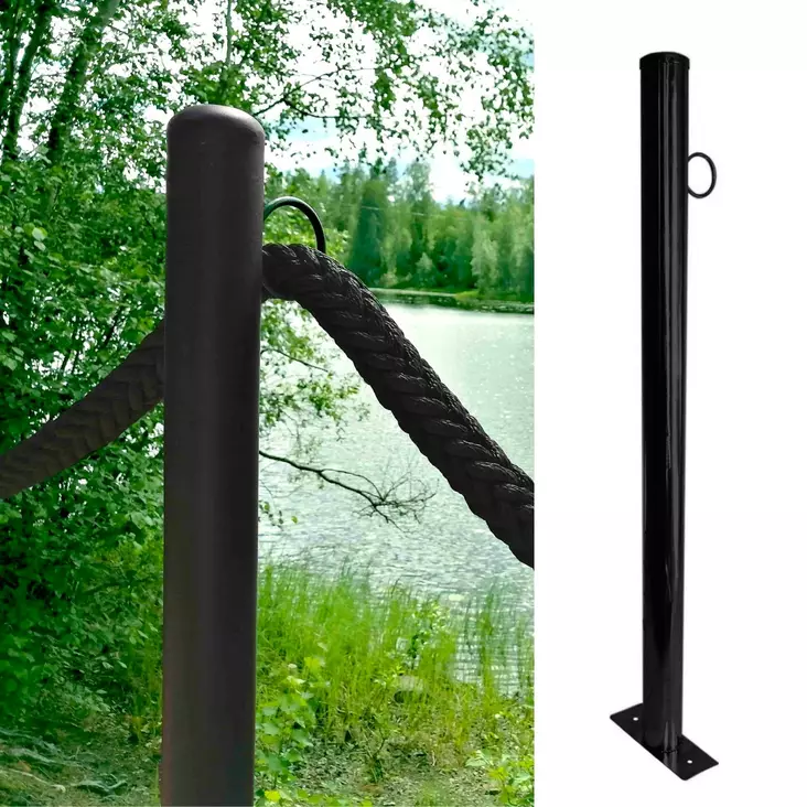 Terassitolppa pulverimaalattu 100 cm - Muut puutarhatarvikkeet - 6417558181152 - 1