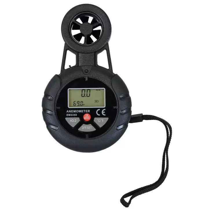 Tuulimittari digitaalinäytöllä - Lämpömittarit ja sääasemat - 6438152086742 - 1