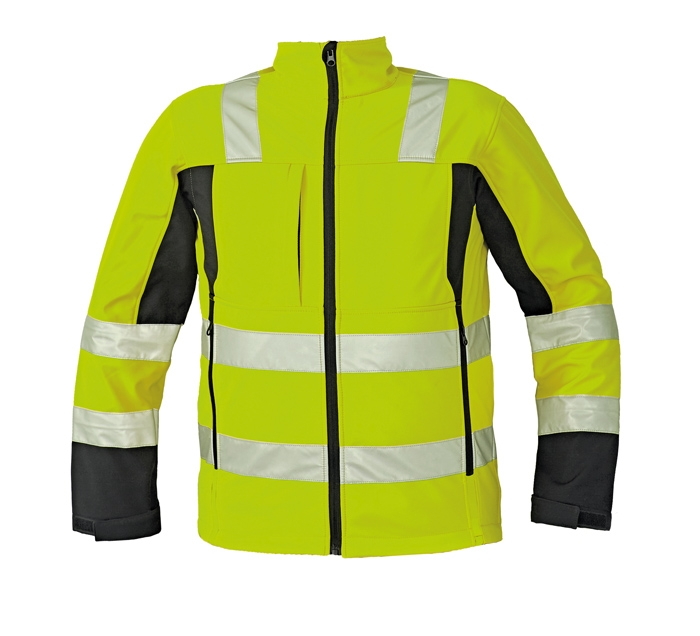 Ty=C3=B6takki Malton softshell keltainen - Työtakit ja hupparit - 0283080081712 - 1