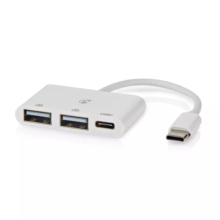 USB-keskitin | 1x USB-C | 1x USB-C / 2x USB 2.0 A Female | 3-Porttinen port(s) | USB Virta - Tietokone ja verkko - 5412810416042 - 1