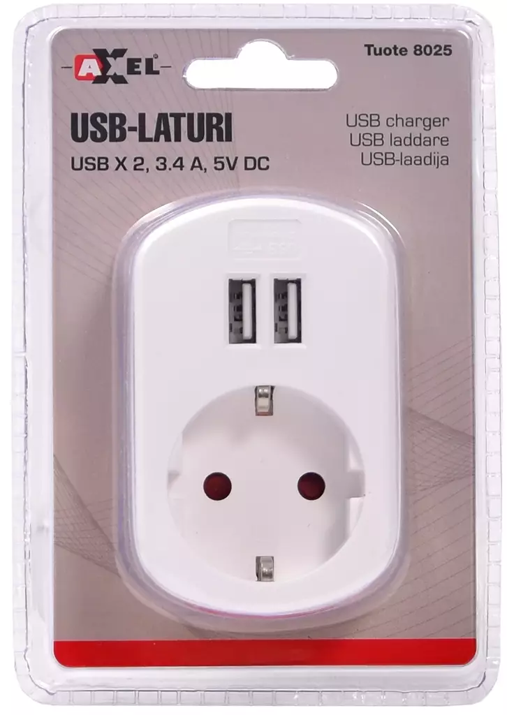 USB laturi pistorasialla - Verkkolaturit - 6438152080252 - 2