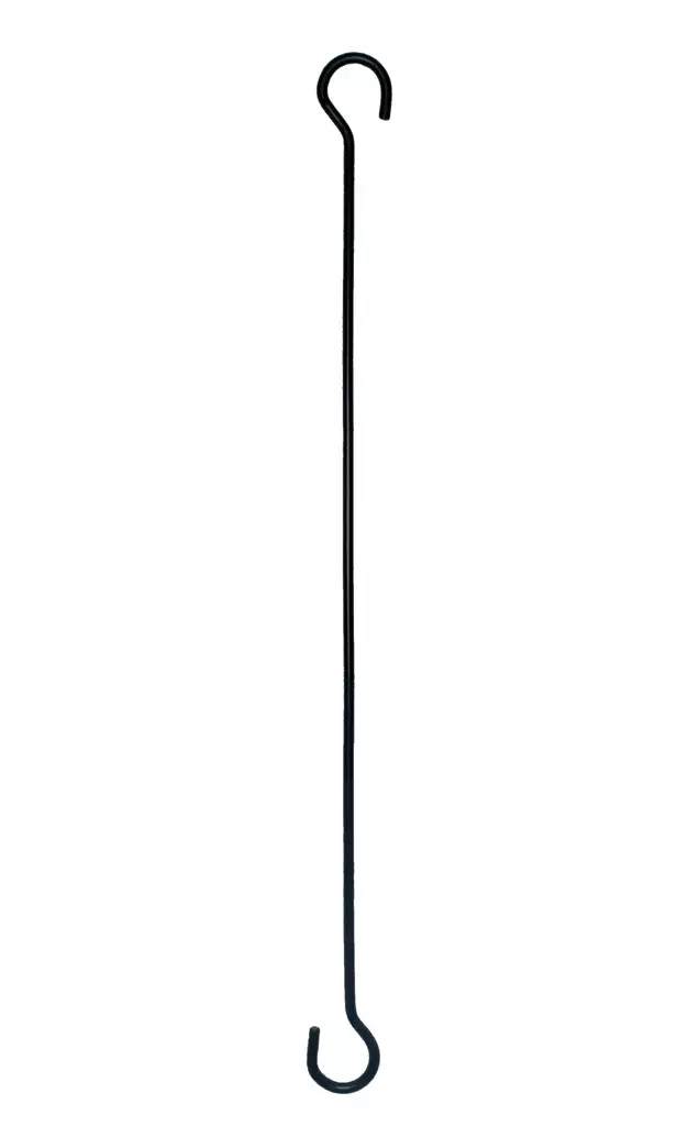 Verdola 40cm musta ripustuskoukku 3kpl - Koukut ja ripustimet - 6438014345192 - 1