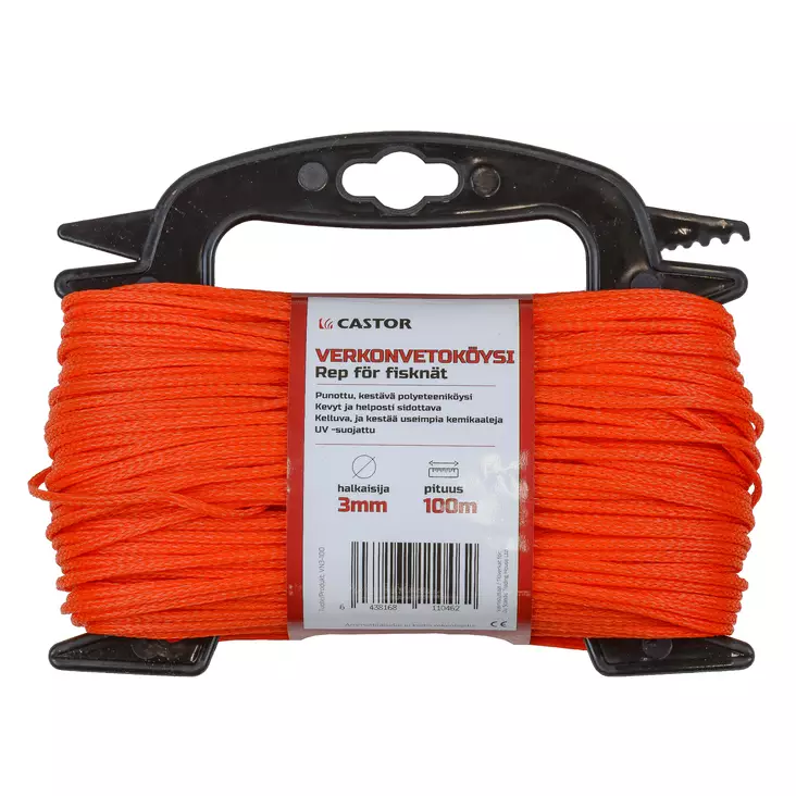 Verkonvetonaru 3 mm 100 m Polyeteeni - Köydet ja narut - 6438168110462 - 1