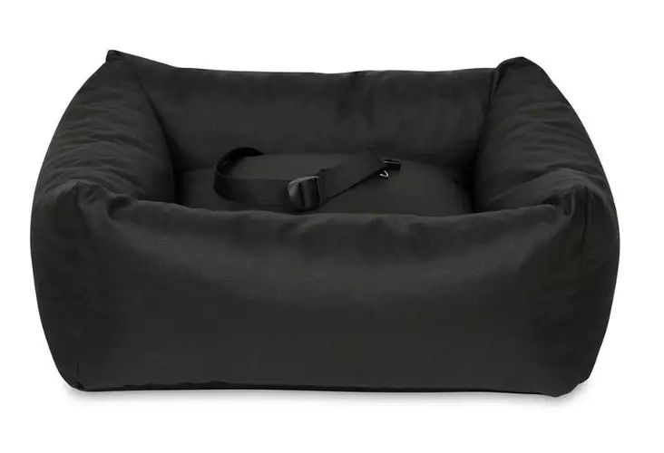 Viksu Turva koiran autoistuin musta 50×55×17 cm - Kuljetustarvikkeet ja häkit - 6417783171942 - 1