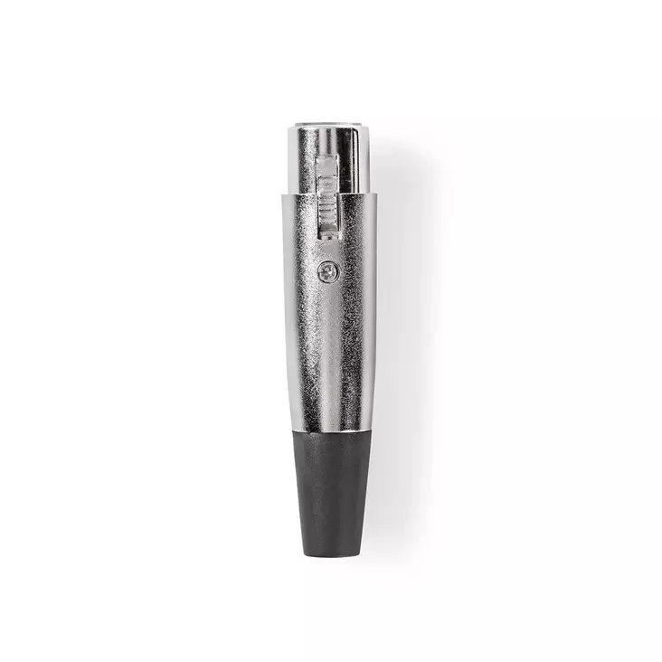 XLR-liitin | Suora | Naaras | Niklattu | Juottaminen | Kaapelin läpitulomitta: 7.0 mm | Metalli | Hopea | 25 kpl | Muovipussi - Audioliittimet ja plugit - 5412810299782 - 1