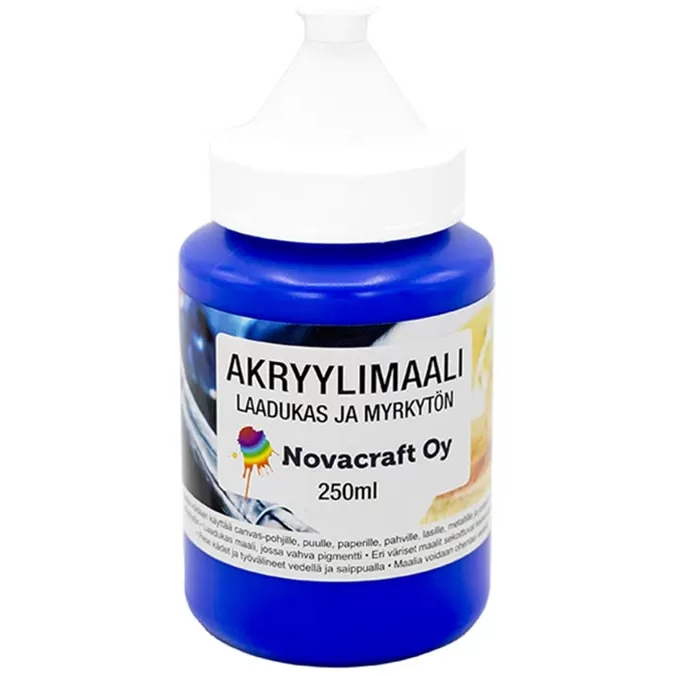 Akryylimaali 250 ml sininen - - 19-19-6429810234032 - 1