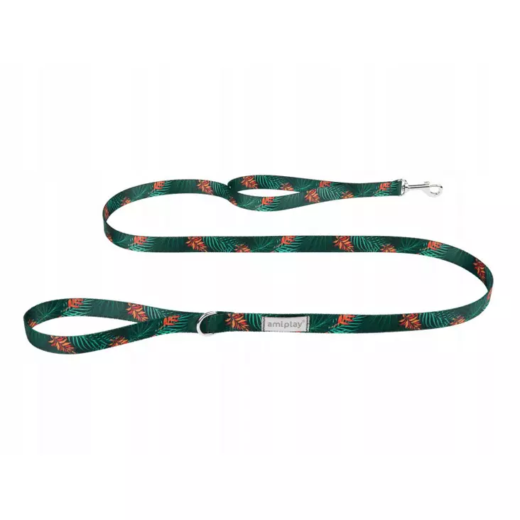 Amiplay BeHappy koirantalutin 150cm, jungle - Koiran pannat, hihnat ja valjaat - 5907563281752 - 1